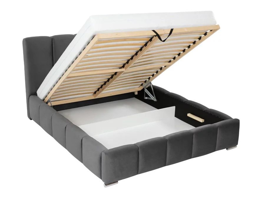 Cama Estodafada de Barras ao alto 1.40m x 1.90m com estrado elevatório