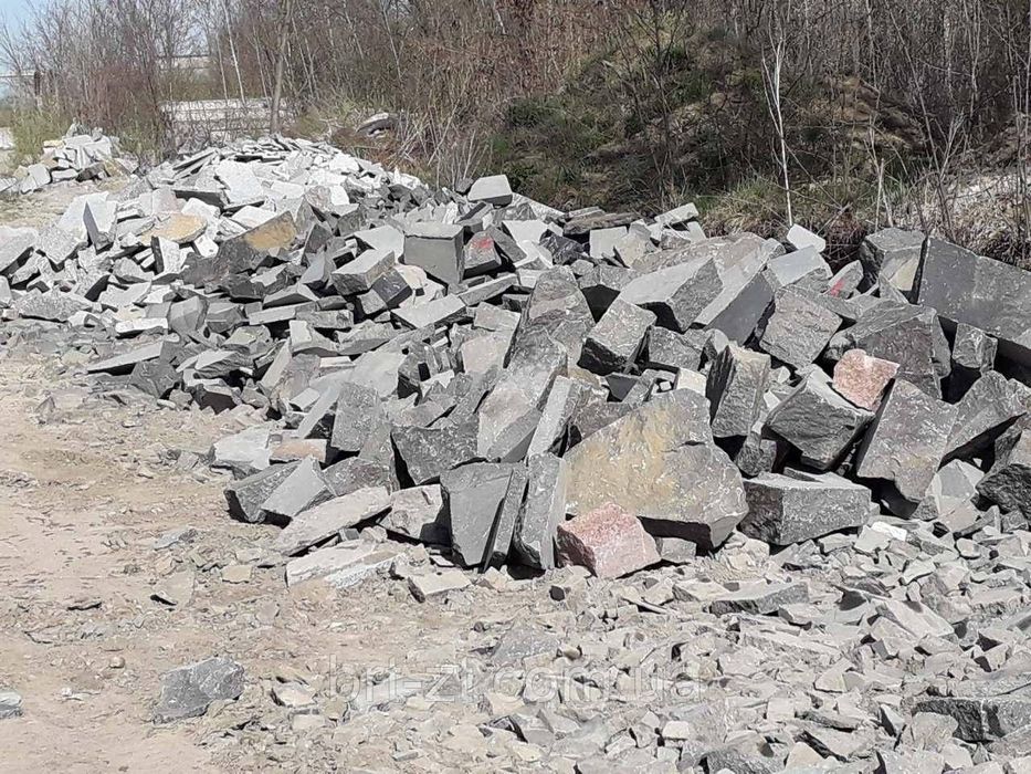 Бутовий камінь бут граніт памятники пісок щебінь