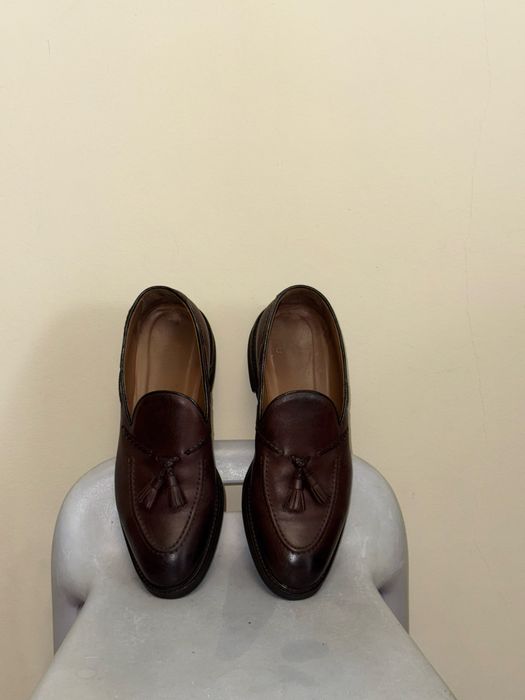 Шкіряні лофери з пензликами Doucal’s