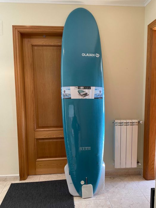 Prancha de Surf Espuma NOVA embalada 500 7'8" c/ 1 leash e 3 quilhas