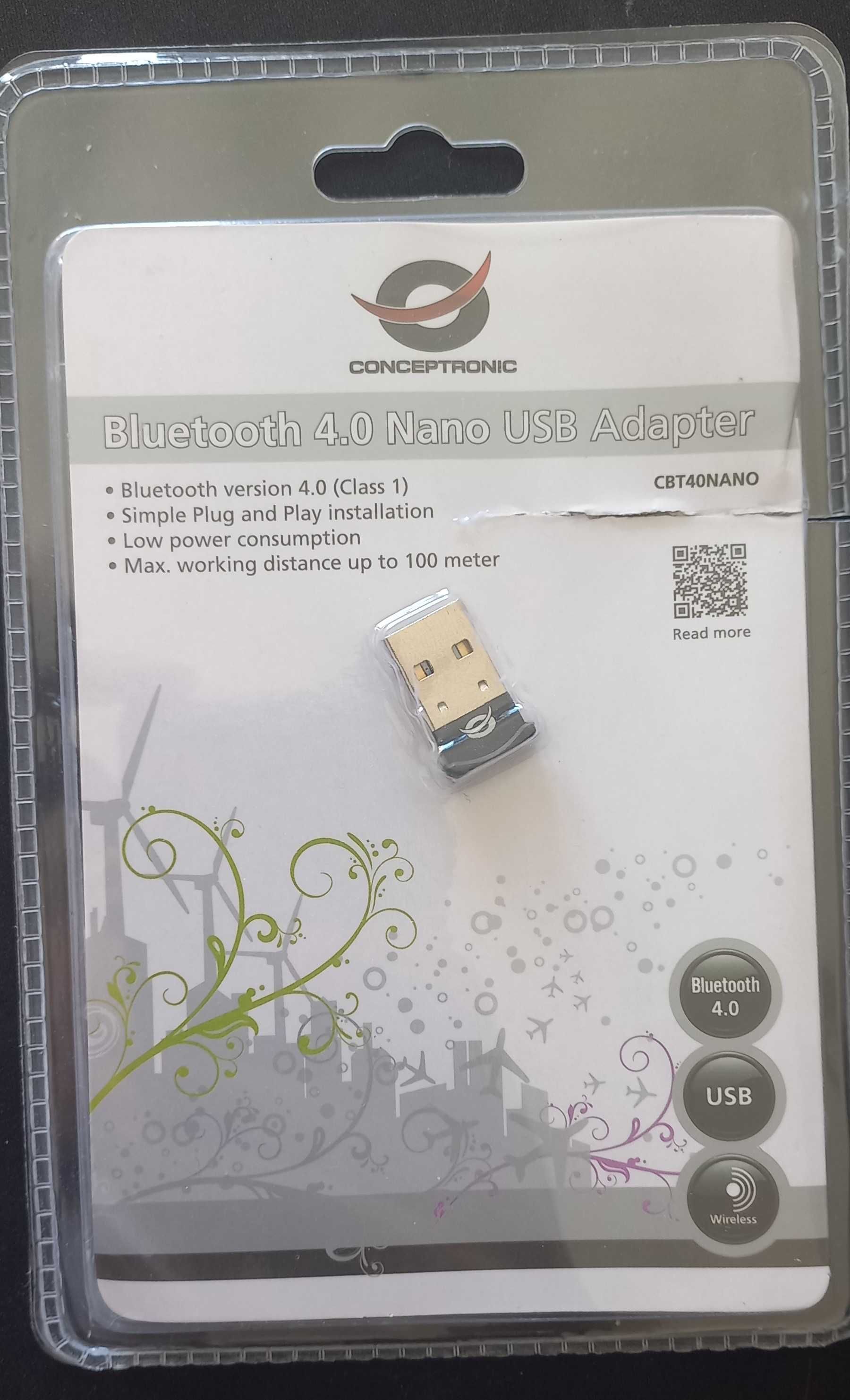 Adaptador Bluetooth USB 4.0 Nano
