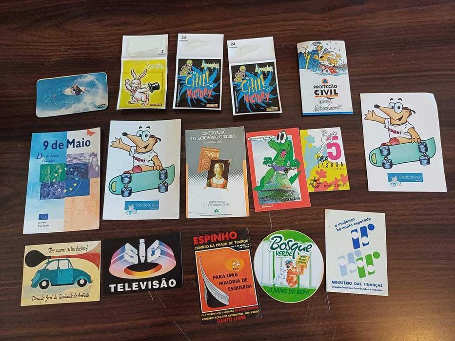 Lote de autocolantes