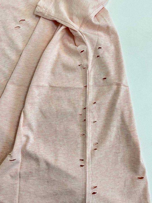 Футболка Acne Studios кремовая чорна archive кремова  distressed M L