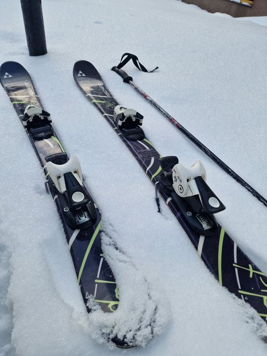 Narty 101 fischer addict 100cm dziecięce