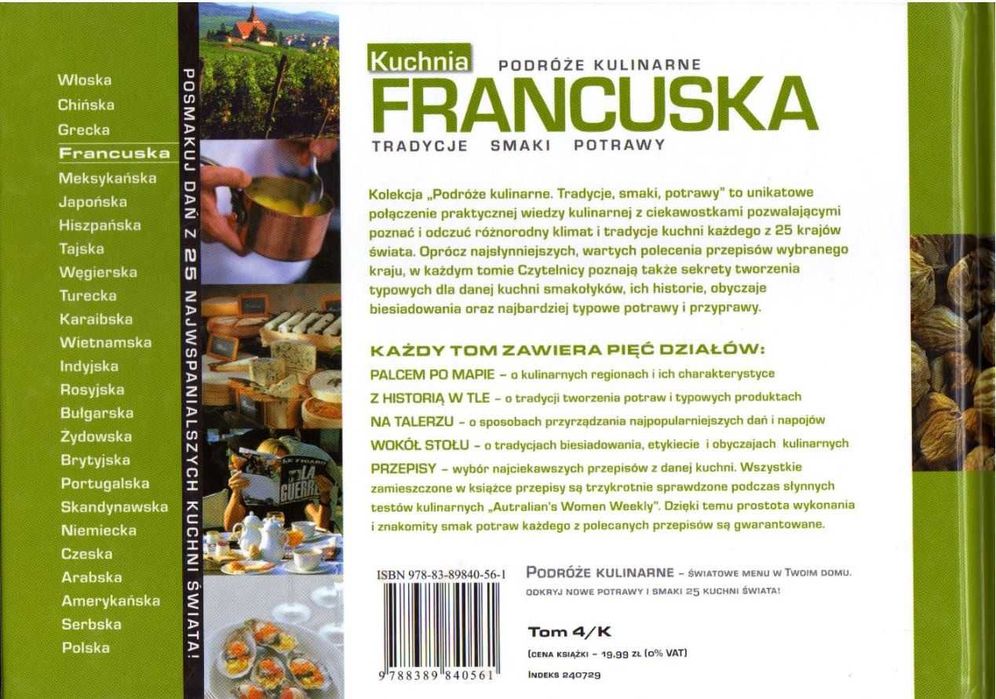 PODROZE kulinarne SMAKI TRADYCJE OBYCZAJE - 10 przewodnikow