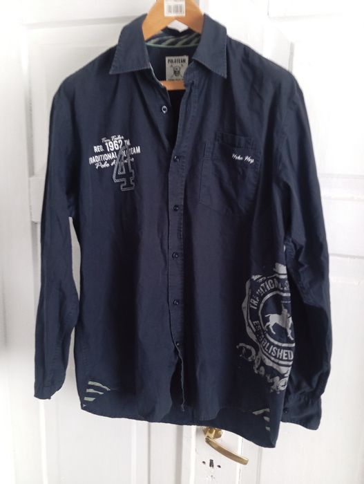 Koszula męska granatowa Tom Tailor r. L, XL