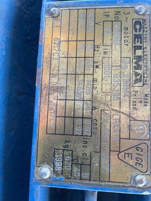 Silnik elektryczny 90 kW 1480 obr Celma