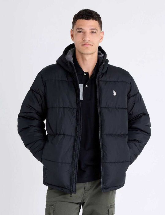Оригінал US Polo Assn Solid Quilted Channel 109904P2 куртка курточка