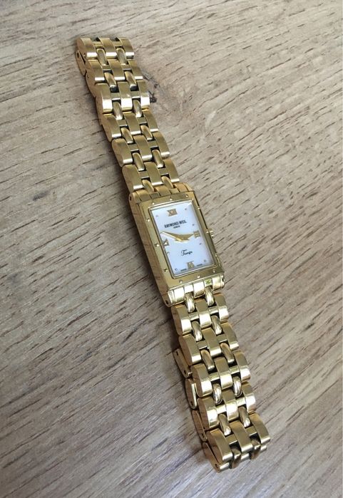 Raymond Weil Tango 5970 Mother of Pearl Dial 18k Gold