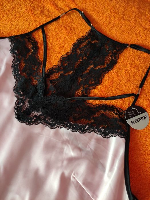 Пеньюар кружево майка бельевая новач