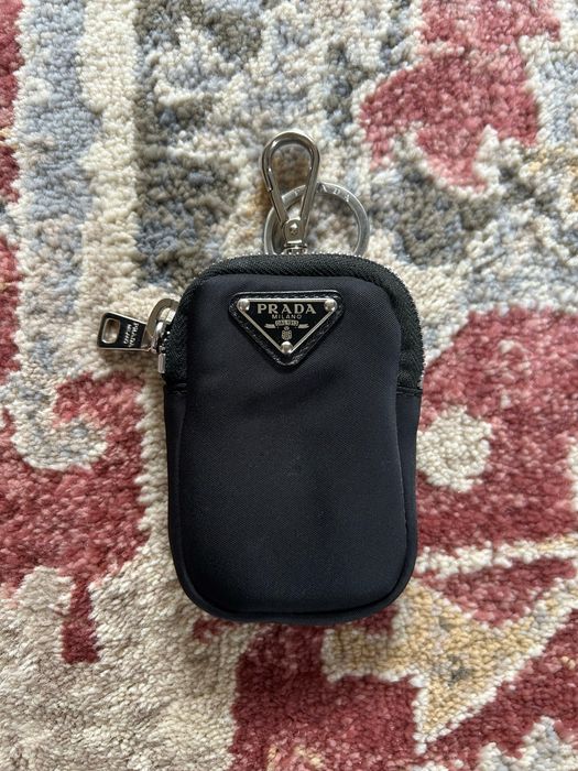 Prada mini pouch keychain re-nylon brelok breloczek przywieszka