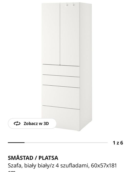 Szafa Ikea do pokoju dziecięcego