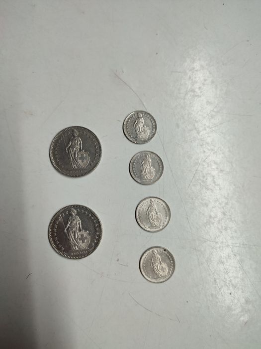 Moedas de Franco Suíço Atuais