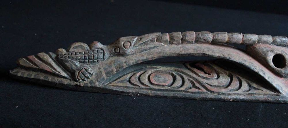 Máscara Mwai Tribal /ritual de iniciação  Papua Nova Guiné /rio Sepik