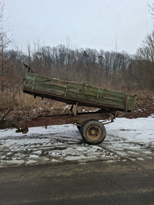 Przyczepa Jednosiowa 3 strony kiper
