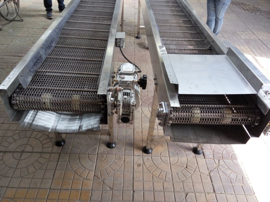 Ленточный конвейер, с нержавеющей стали, транспортер, погрузчик