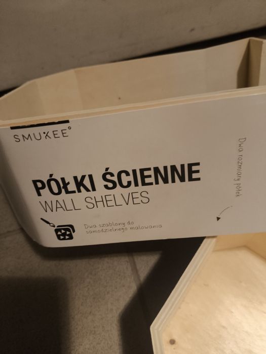 Półki półeczki do samodzielnego malowania