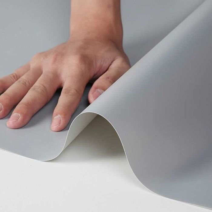 Фотозона для зйомки ПВХ Фон 120×200 см.Сірий + Тримач фону.