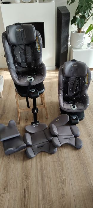 Fotelik Caretero TWISTY FIX iSIZE 0-18 kg szary