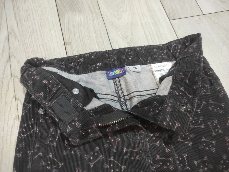 Dziewczęce spodnie sztruksowe Lupilu