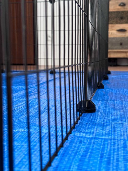 Wybieg Modułowy dla SHIH TZU z Wodoodporną Plandeką