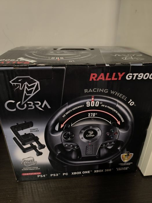 Kierownica COBRA Rally GT900 (PC/PS3/PS4/XBOX ONE/SWITCH)
