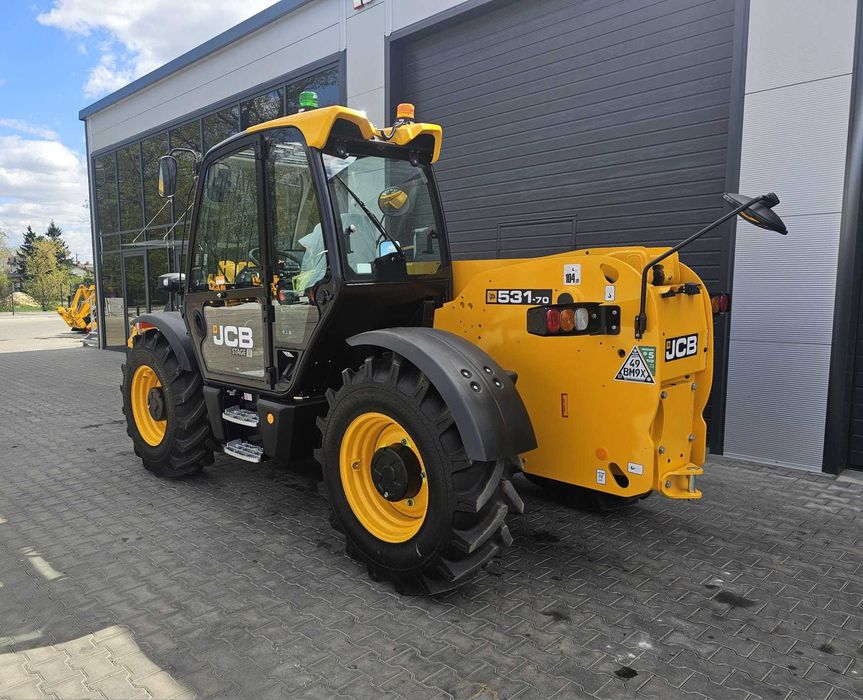 JCB 531-70 KLIMA Joystick FABRYCZNIE NOWA Kamera Ładowarka 7m 3,1t