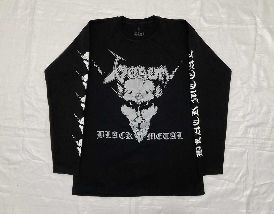 Лонгслів / мерч Venom - Black Metal  - S , M , L , XL , XXL