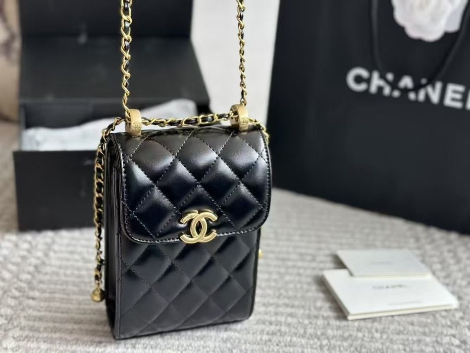 Сумочка міні. Chanel Phone Holder. Жіночий аксесуар.