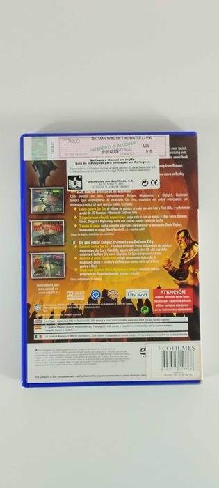 Batman: Rise Of Sin Tzu - Playstation 2 PS2