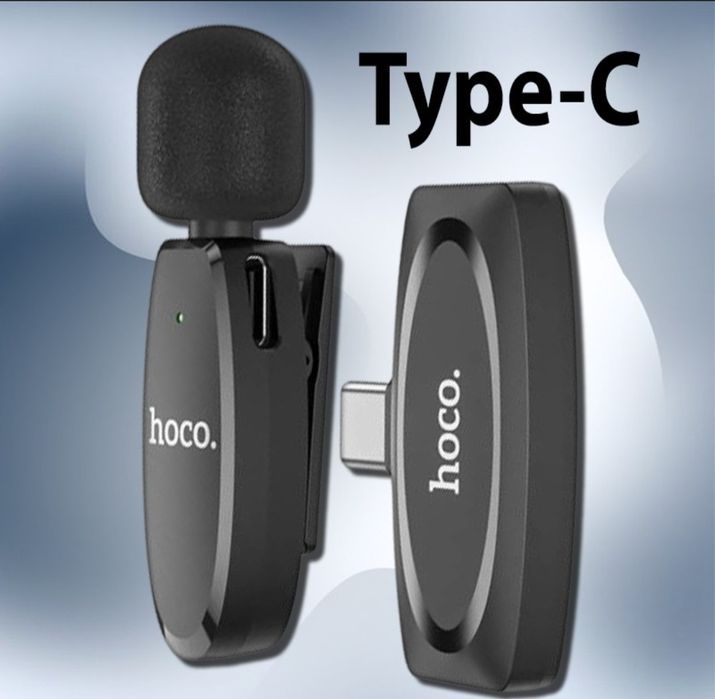 Продам Беспроводной петличный микрофон Hoco LІ5 Type-C для телефона