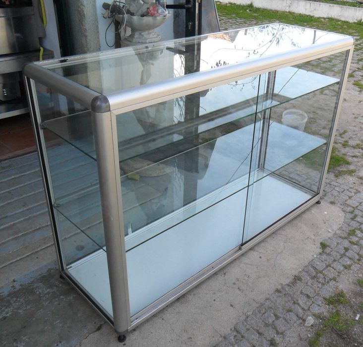 Balcão / vitrine expositor (ver descrição)