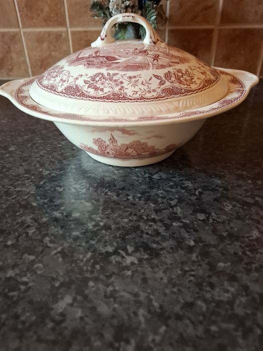 Чайная пара, , тарелка,блюдо, супница, винтаж Англия