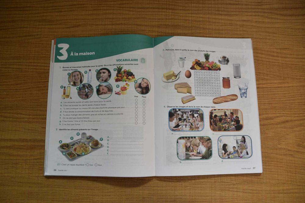 For You, Exercise Book, French, 8th Grade64730013716227122