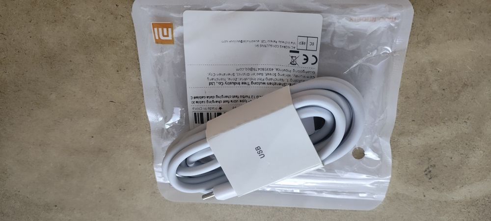 Szybki kabel do Xiaomi, USB - USB c 2m.