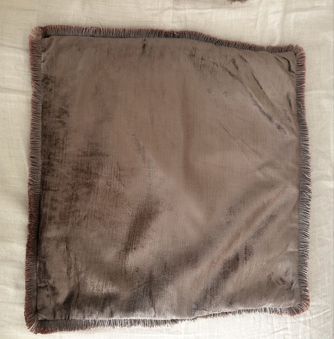 Zara Home Gray Pillowcases