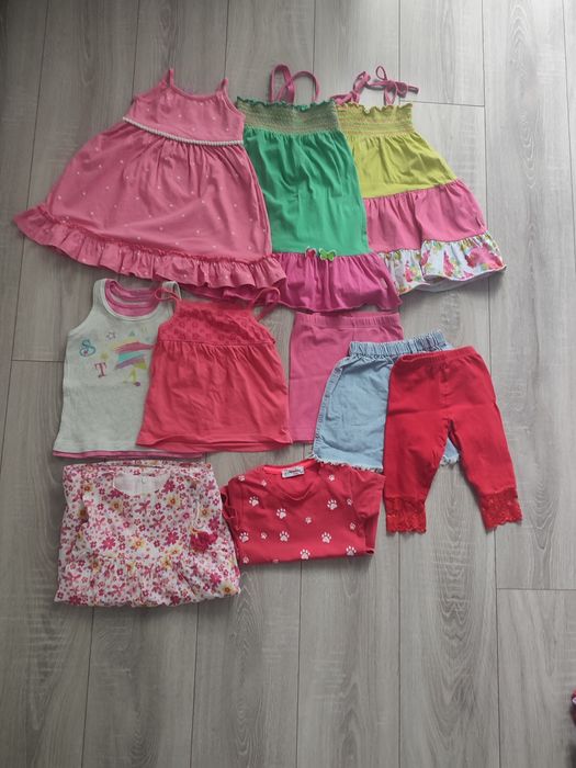 Lato 98 dziewczynka sukienki