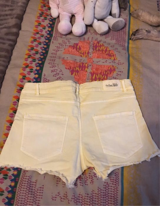 Calções de ganga zara