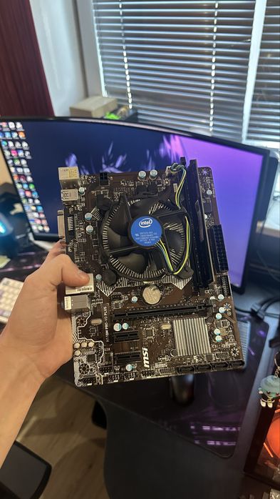 Комплект материнская плата+процессор i5 cpu intel