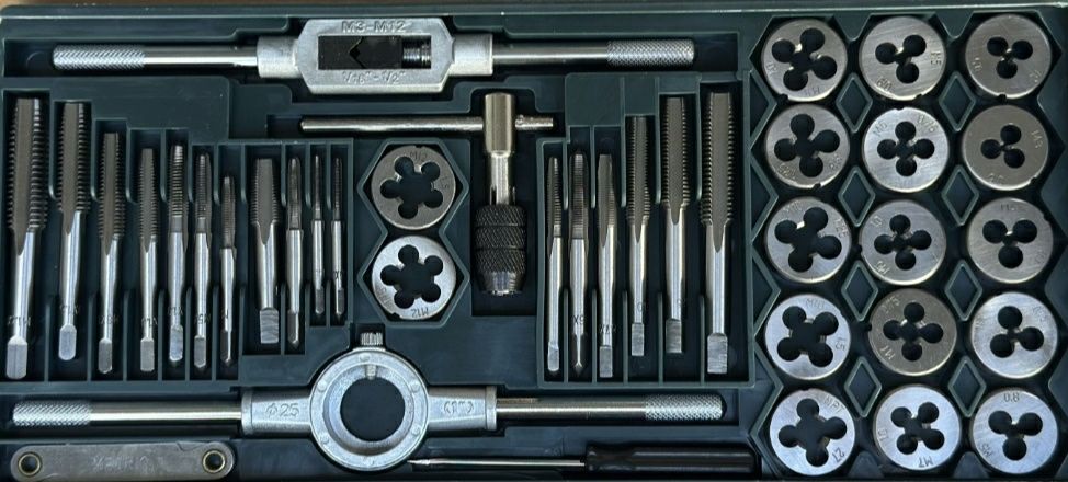 Набір мітчиків і плашок GUT MECHANIC 40 шт TDS-10040 Германия Нові