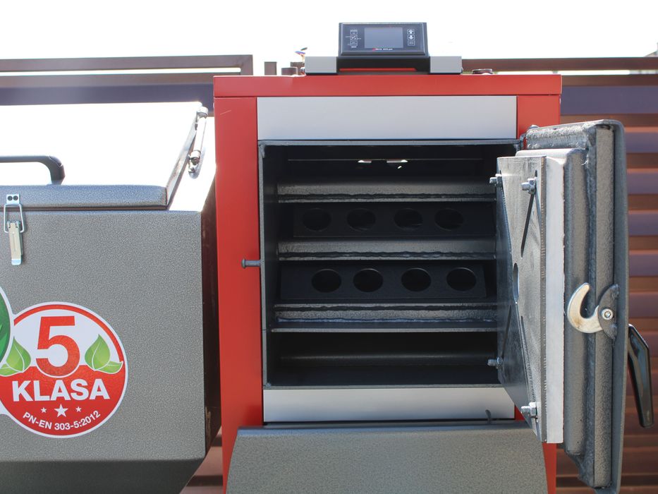 Kocioł 30kW z podajnikiem na ekogroszek kotły piec 280m Pleszew 5klasa
