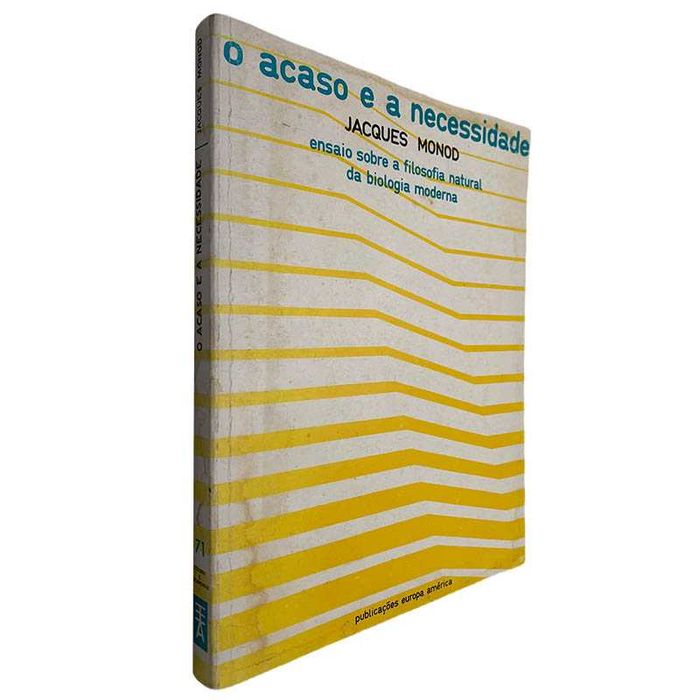 O Acaso e a Necessidade - Jacques Monod