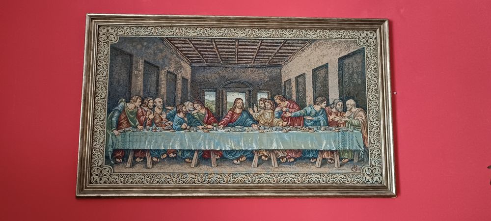 Quadro a última refeição de cristo
