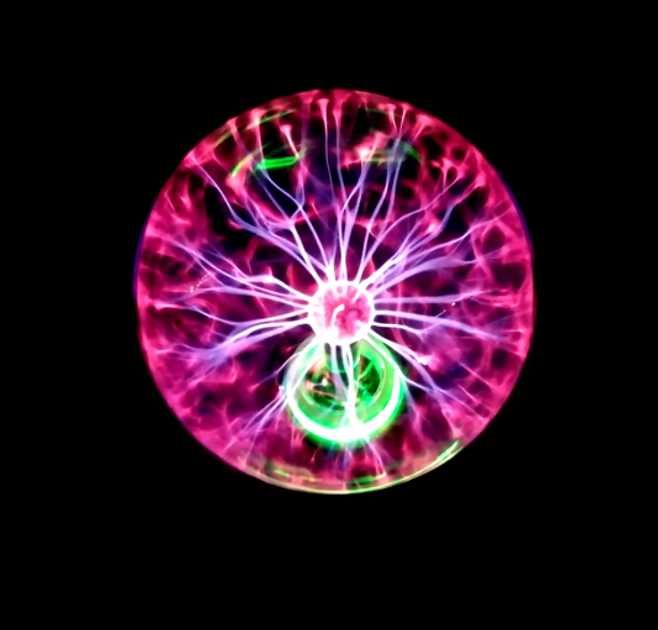 Плазменный шар Тесла Plasma Ball, електрична куля Блискавка Плазма