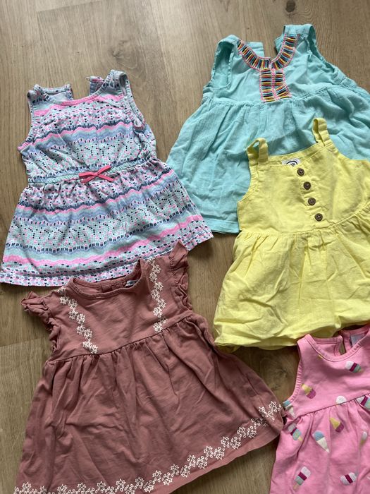 Ubranka letnie niemowlece paczka rozm 68