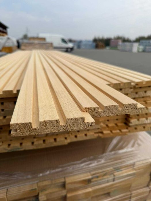 Deska boazeria drewno do sauny wnętrz Abachi Ayous Samba 16x97mm 3rhomb 3romb afrykańskie egzotyczne nie nagrzewa się nienagrzewające lekkie drewno