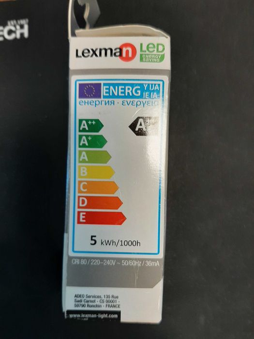 Żarówka LED LEXMAN 4,5W E14 470LM 4000K - 1 szt NOWA.