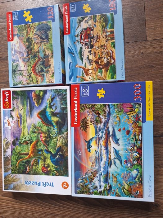 Puzzle 4 opakowanka 120-300 elementów
