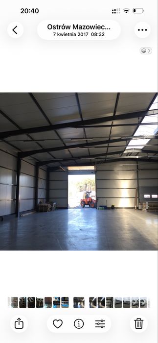 hala magazynowa -produkcja /uslugi