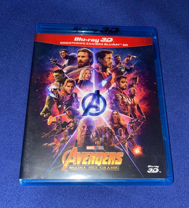 Zestaw Marvel 2D+3D Blu-Ray PL